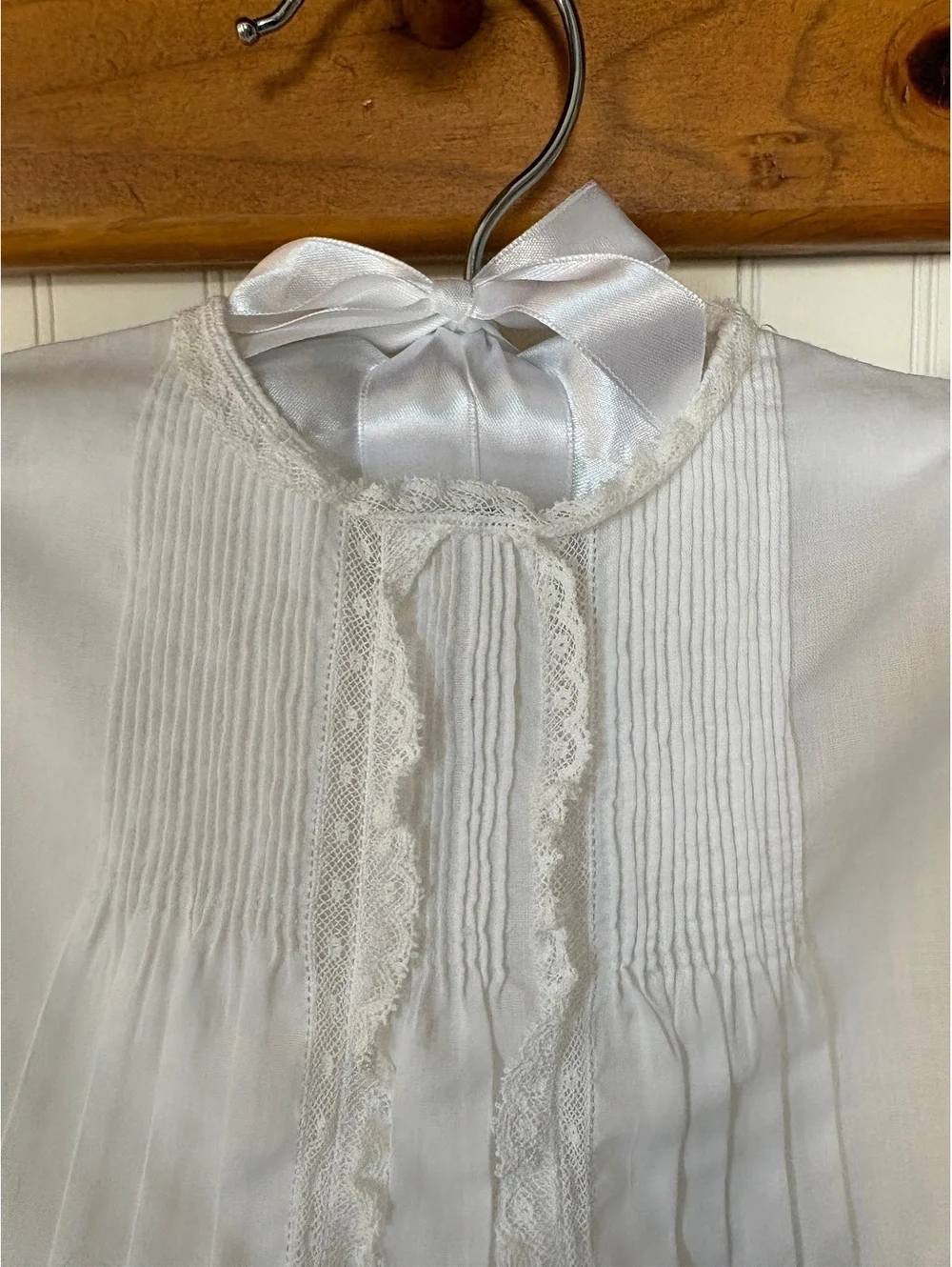 Feltman Brothers white baby gown